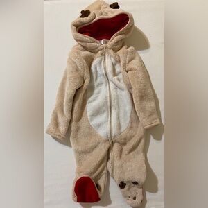 Reindeer Hooded Bodysuit 
Size 3-6m 
Vintage Avon